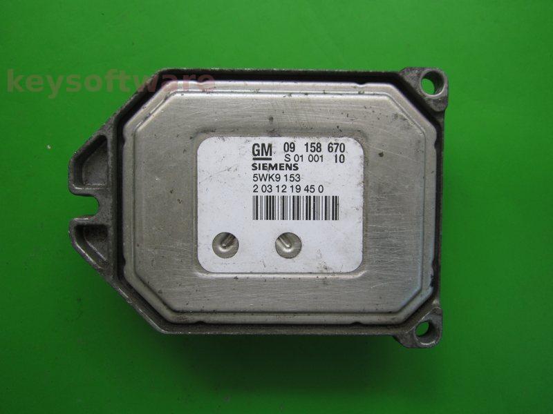 ECU Opel Astra G 1.8 09158670 Z18XE Simtec 71 RESETAT +