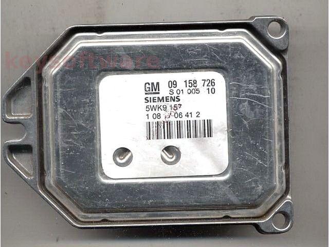 ECU Opel Zafira 1.8 09158726 5WK9157 Z18XE Simtec 71 RESETAT +