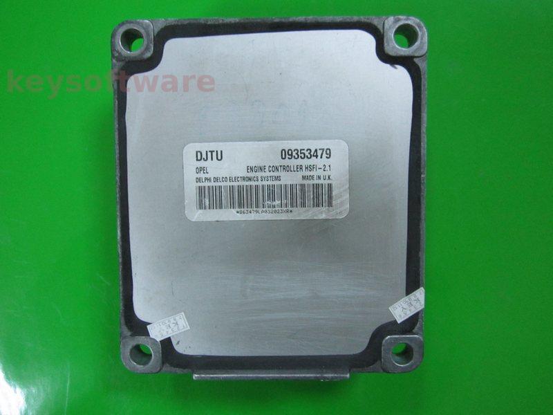 ECU Opel Vectra B 1.6 09353479 DJTU Z16XE HSFI-2.1 RESETAT +