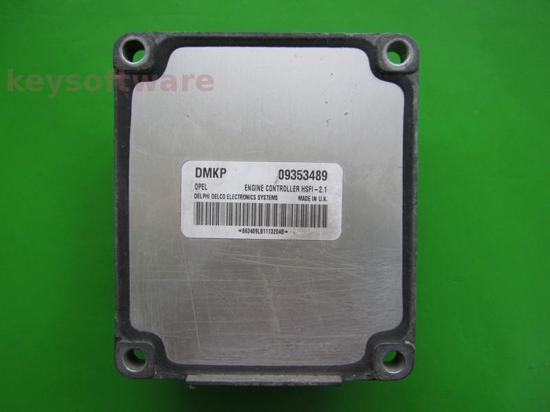 ECU Opel Astra G 1.6 09353489 DMKP Z16XE HSFI-2.1 RESETAT + {