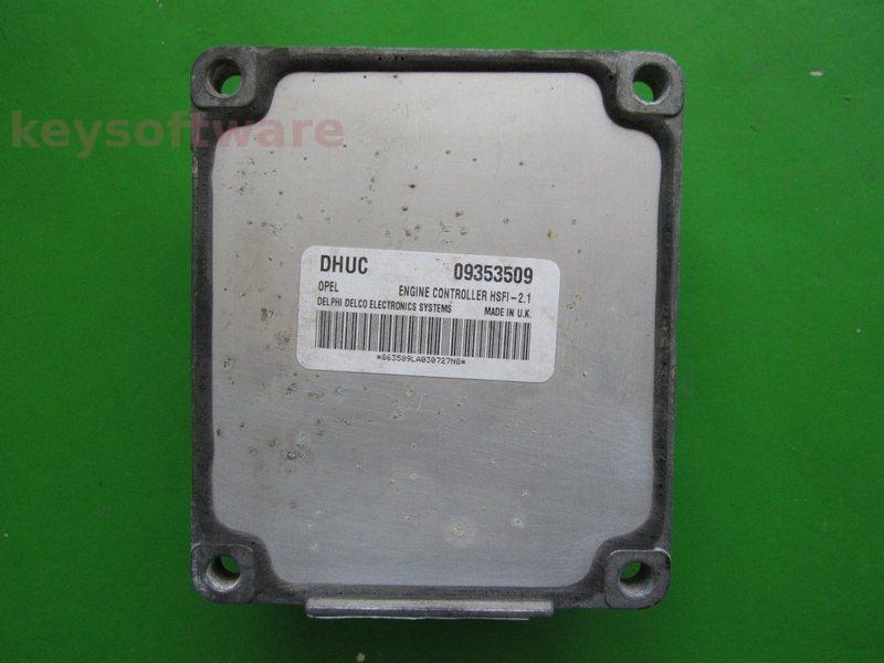 ECU Opel Astra G 1.6 09353509 DHUC Z16SE HSFI-2.1 }