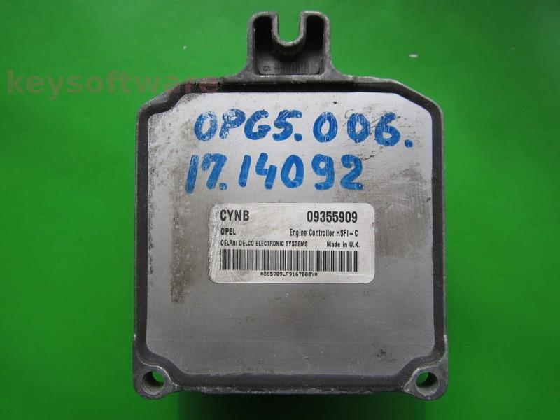 ECU Opel Astra G 1.4 09355909 CYNB X14XE HSFI-C }