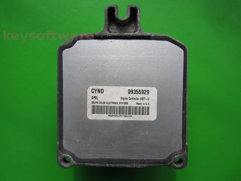 ECU Opel Astra G 1.6 09355929 CYND X16XEL HSFI-C