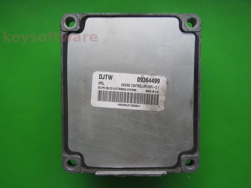 ECU Opel Zafira 1.6 09364499 DJTW Z16XE HSFI-2.1 RESETAT +