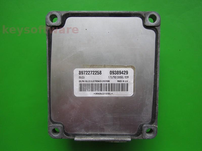 ECU Opel Astra G 1.7DTI 09389429 8972272258 DLNB Isuzu TX2