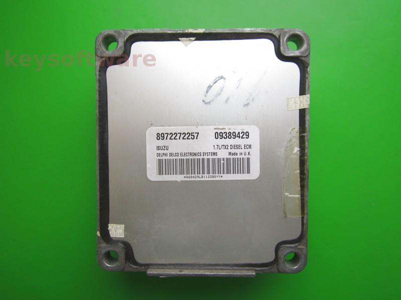 ECU Opel Astra G 1.7DTI 09389429 8972272257  Isuzu TX2 {+