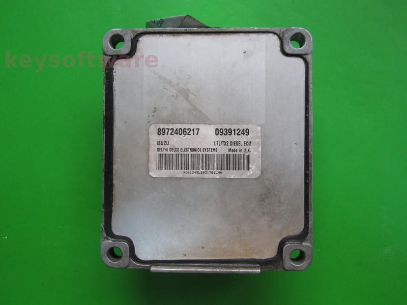 ECU Opel Astra G 1.7DTI 09391249 8972406217 DLNF Isuzu TX2