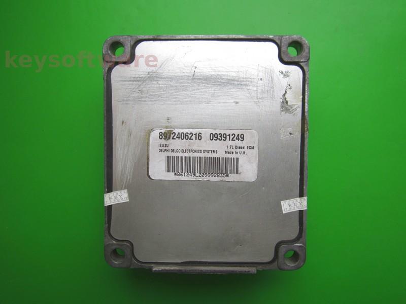 ECU Opel Astra G 1.7DTI 09391249 8972406216 DLCC Isuzu TX2