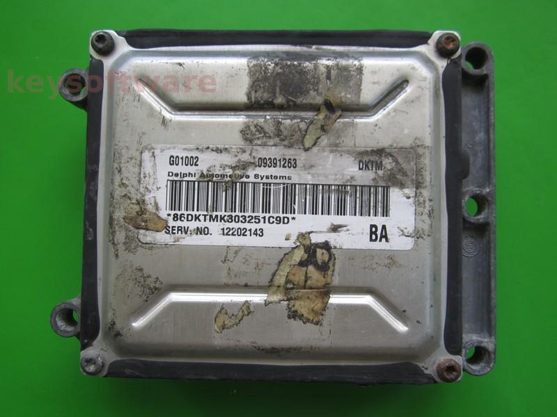 ECU Opel Vectra B 2.2 09391263 DKTM Z22SE