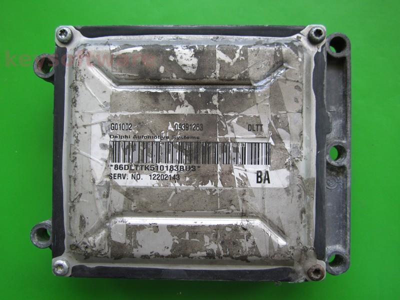 ECU Opel Vectra B 2.2 09391263 DLTT Z22SE