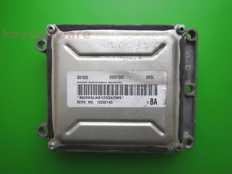 ECU Opel Vectra B 2.2 09391263 DNSL Z22SE
