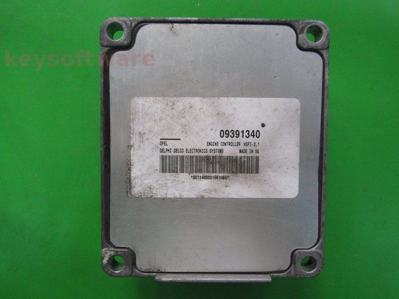 ECU Opel Astra G 1.6 09391340 Z16XE HSFI-2.1 RESETAT +