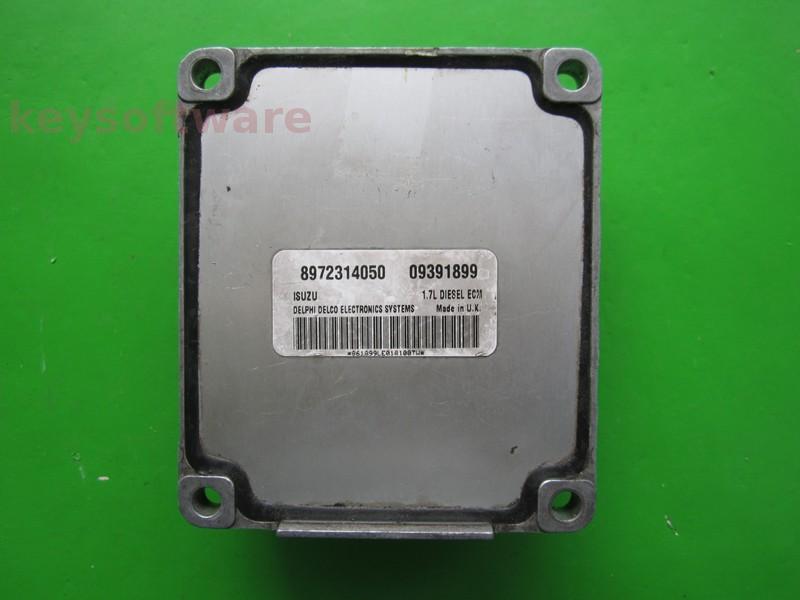 ECU Opel Astra G 1.7DTI 09391899 8972314050 DCWB Isuzu