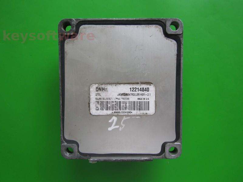 ECU Opel Combo 1.6 12214840 DNHK Z16SE HSFI-2.1 +