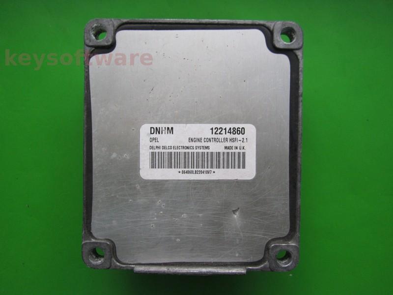 ECU Opel Astra G 1.6 12214860 DNHM Z16SE HSFI-2.1 RESETAT +