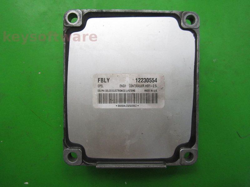 ECU Opel Meriva 1.6 12230554 FBLY Z16XE HSFI-2.5  +