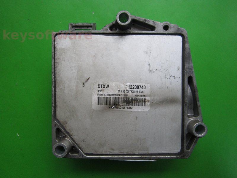 ECU Opel Astra H 1.6 12230740 DTXW Z16XEP MT35E 1.0