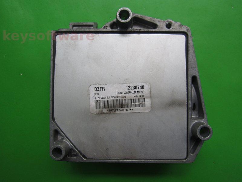ECU Opel Astra H 1.6 12230740 DZFR Z16XEP MT35E 1.0
