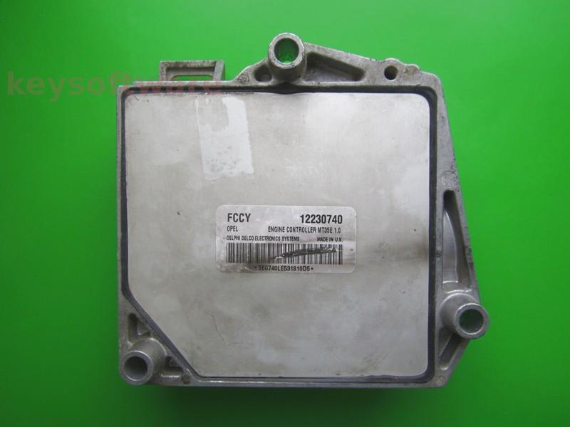 ECU Opel Astra H 1.6 12230740 FCCY Z16XEP MT35E 1.0