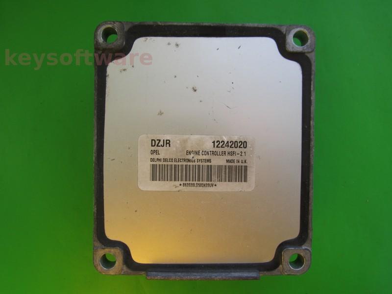 ECU Opel Zafira 1.6 12242020 DZJR Z16XE HSFI-2.1 RESETAT + }