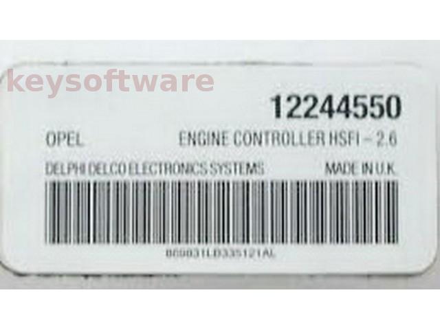 ECU Opel Combo 1.6 12244550 Z16XE HSFI-2.6 {