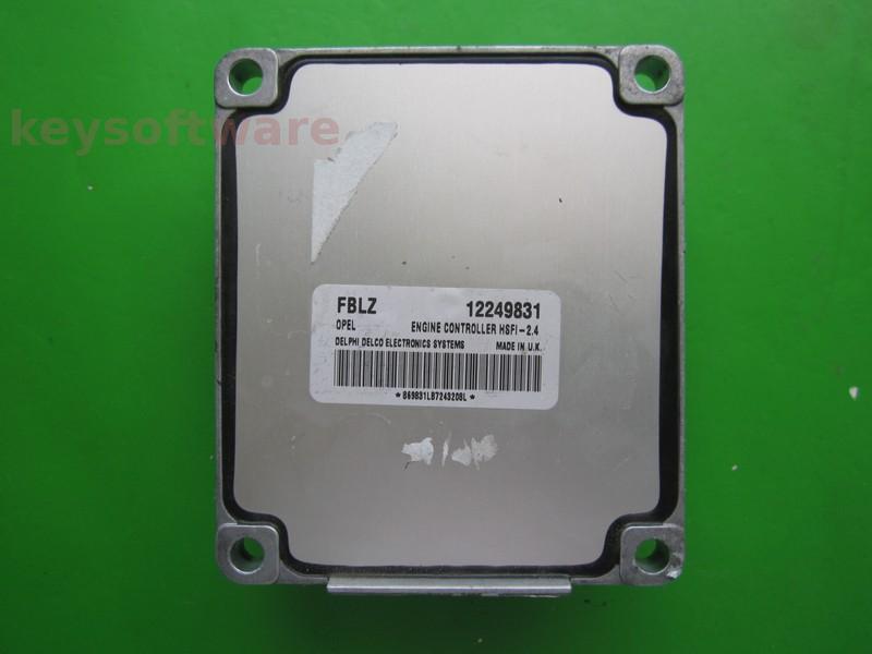 ECU Opel Astra G 1.6 12249831 FBLZ Z16XEP HSFI-2.4