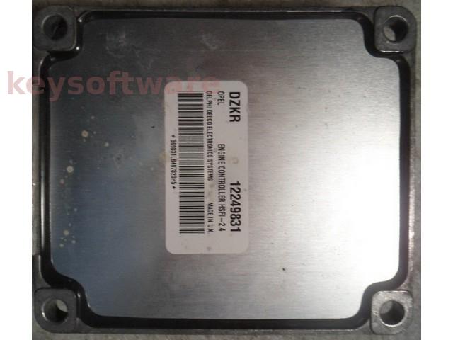 ECU Opel Astra G 1.6 12249831 DZKR Z16XEP HSFI-2.4 +
