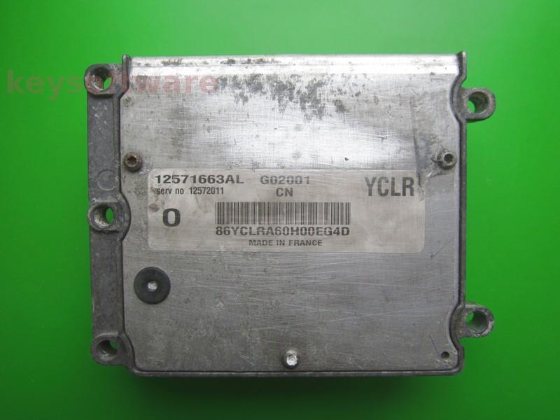 ECU Opel Vectra C 2.2 12571663AL YCLR Z22SE Trionic8 }