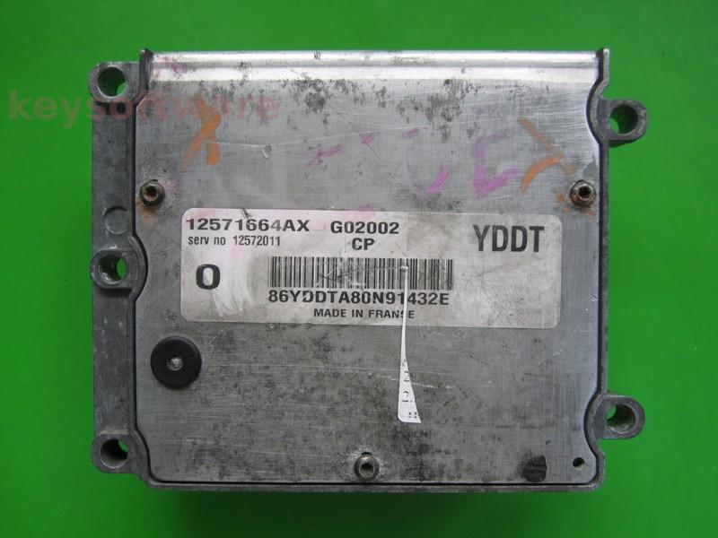 ECU Opel Vectra C 2.2 12571664AX YDDT Z22SE Trionic8{