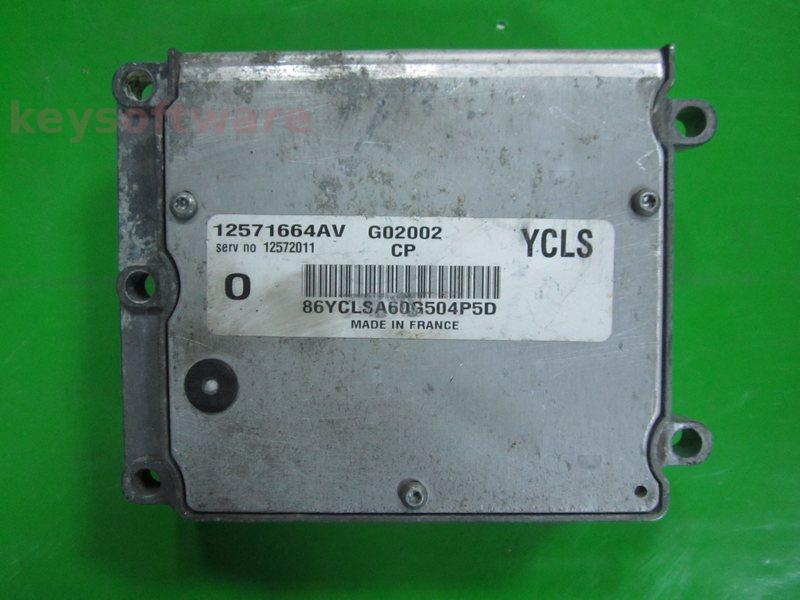 ECU Opel Vectra C 2.2 12571664AV YCLS Z22SE Trionic8 +