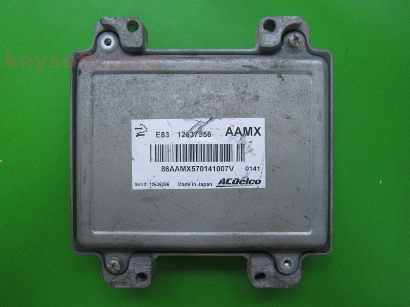 ECU Opel Meriva 1.4 12637556 AAMX ACDELCO E83 {