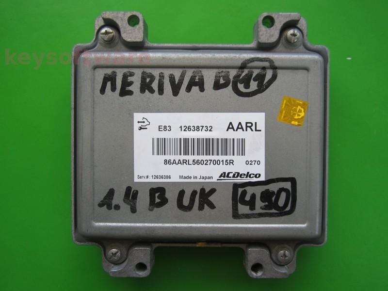 ECU Opel Meriva 1.4 12638732 AARL ACDELCO E83