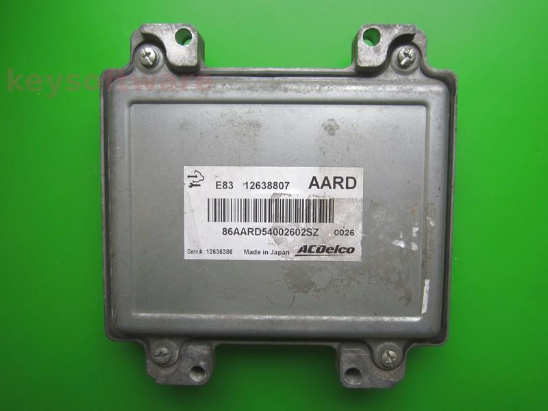 ECU Opel Astra J 1.4 12638807 AARD ACDELCO E83 }