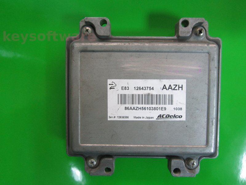 ECU Opel Meriva 1.4 12643754 AAZH ACDELCO E83