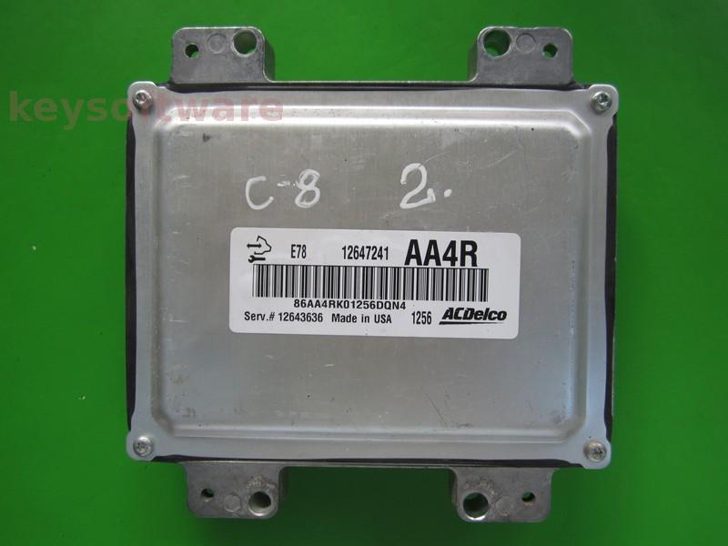 ECU Opel Astra J 1.4 12647241 AA4R ACDELCO E78 }