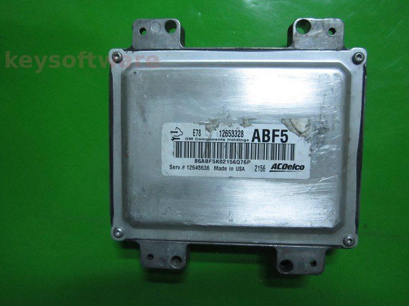 ECU Opel Astra J 1.4 12653328 ABF5 ACDELCO E78