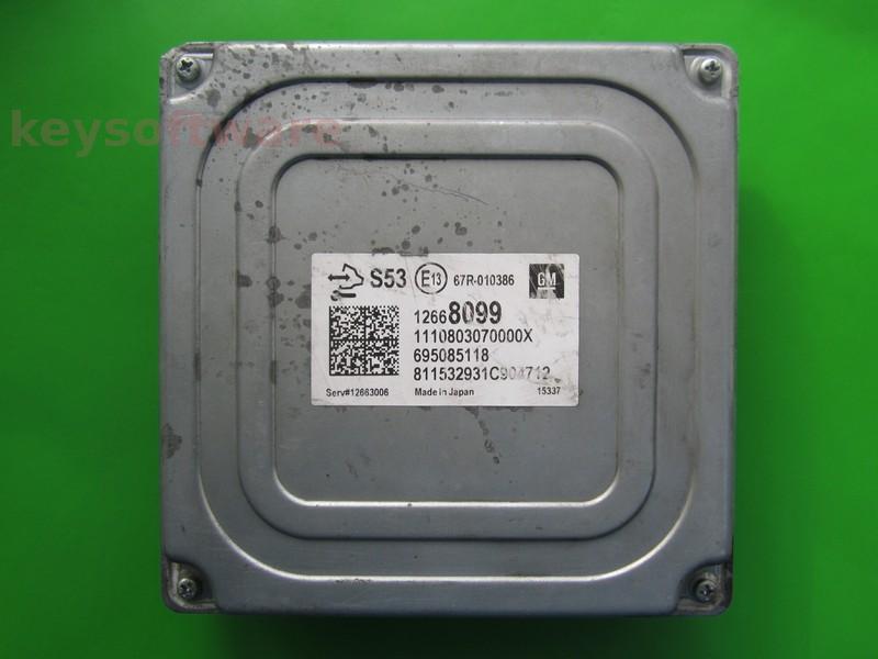 ECU Opel Astra K 1.0 12668099 67R-010386 GPL