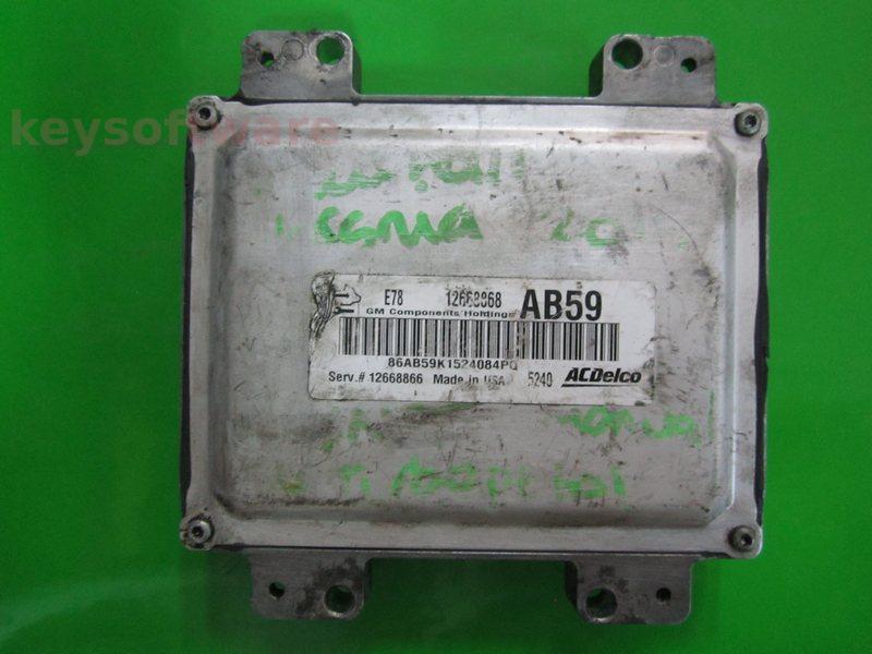 ECU Opel Mokka 1.6 12668868 AB59 ACDELCO E78