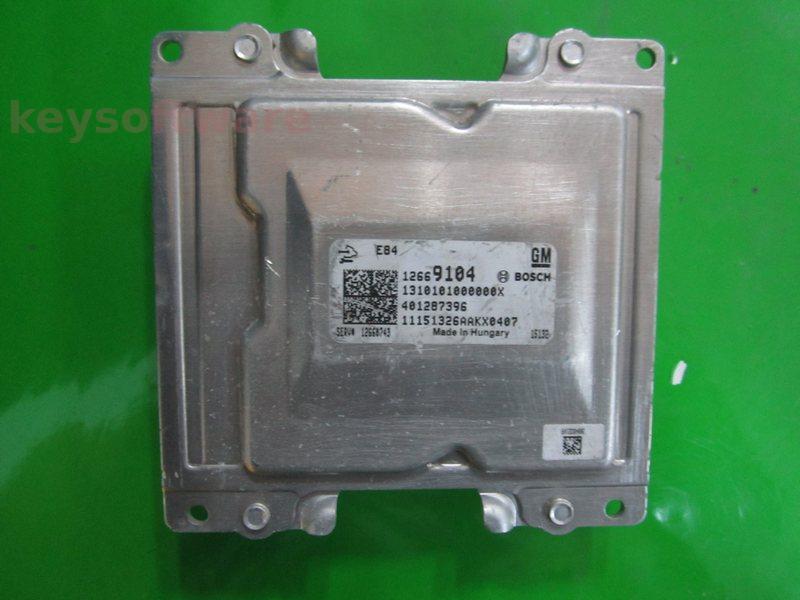 ECU Opel Astra K 1.4 12669104 12660743 ACDELCO E84