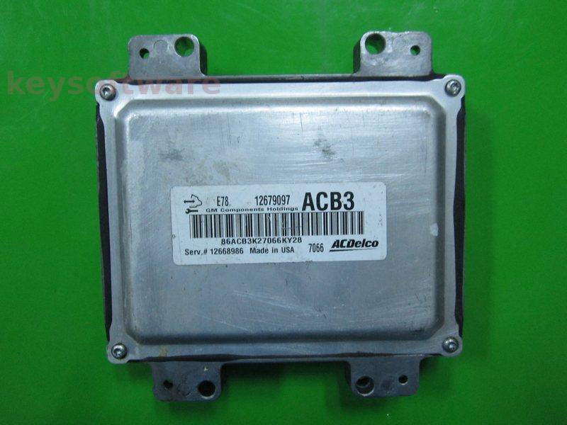 ECU Opel Mokka 1.7CDTI 12679097 ACB3 ACDELCO E87