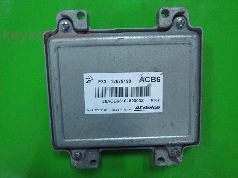 ECU Opel Corsa E 1.4 12679198 ACB6 ACDELCO E83