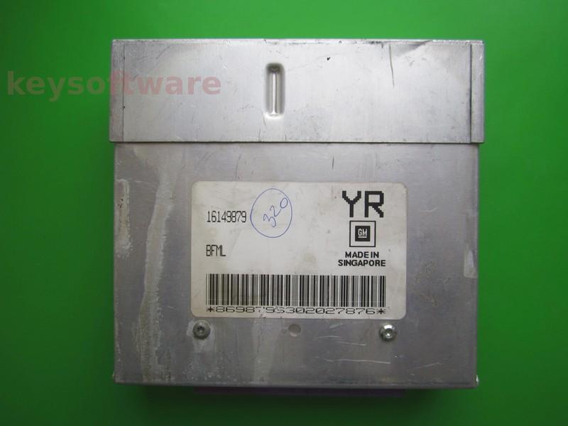 ECU Opel Astra F 1.4 16149879 YR BFML mov