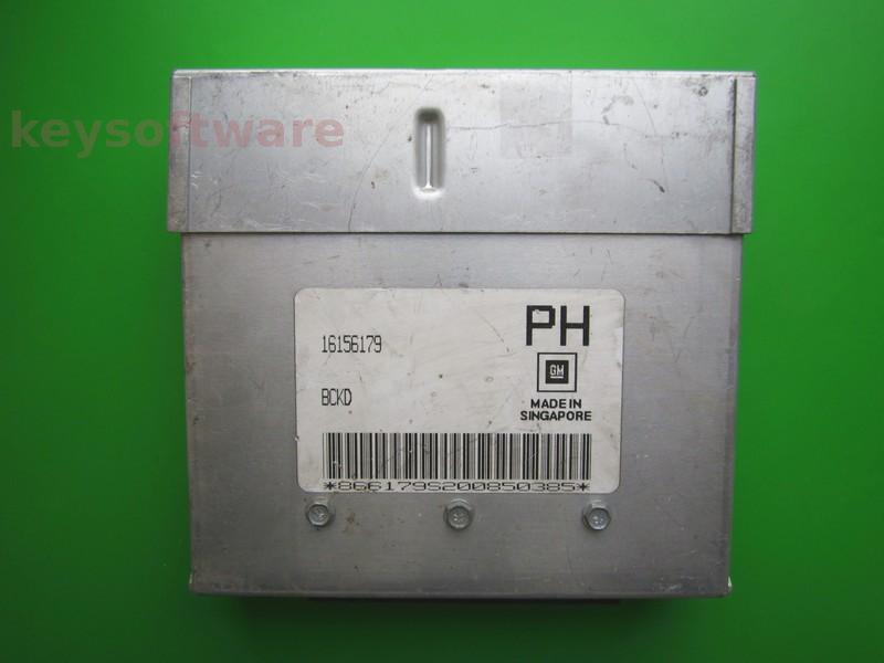 ECU Opel Astra F 1.6 16156179 PH BCKD C16NZ negru