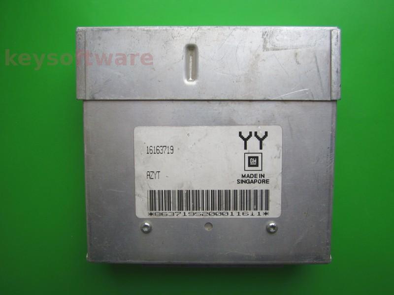 ECU Opel Astra F 1.4 16163719 YY AZYT mov