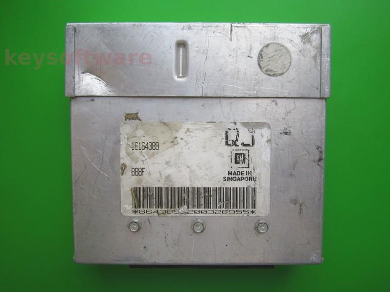 ECU Opel Vectra A 1.6 16164389 QJ BBBF negru