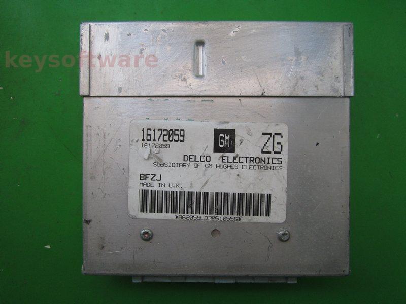 ECU Opel Astra F 1.6 16172059 BFZJ ZG Z16SZ bleu