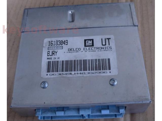 ECU Opel Astra F 1.6 16183049 UT BJRY bleu {