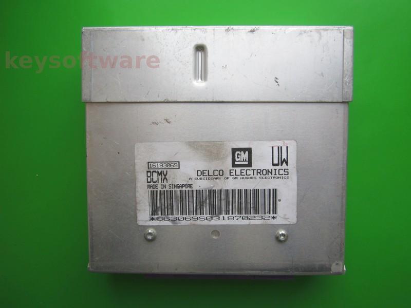 ECU Opel Astra F 1.8 16183069 UW BCMX mov