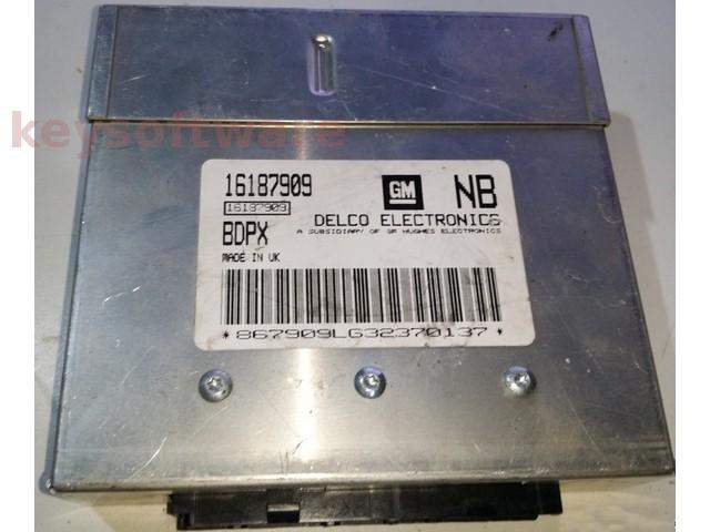 ECU Opel Astra F 1.4 16187909 NB BDPX negru {