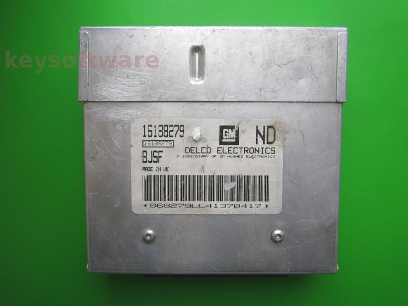 ECU Opel Corsa B 1.4 16188279 ND BJSF negru